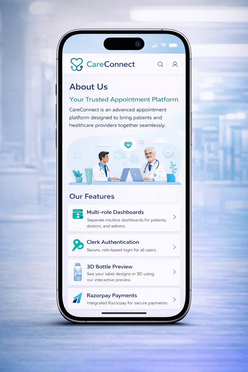 CareConnect about mobile